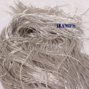 OEM venta al por mayor Zardosi Flexible suave 1mm alambre de lingotes franceses resorte de cobre hilo Dabka para bordado y fabricación de joyas - Product Image 1