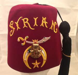 Sombrero Fez de Alta Calidad Bordado a Mano OEM para Shriners, Regalia de Shriners, Regalia Masónica, 100% Lana para Exteriores - Product Image 5