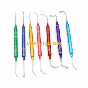 Ensemble d'Élévateurs Dentaires de Haute Qualité 7 Pièces Wenquar Sinus Lift Instruments à Double Embout Manuels Instruments Chirurgicaux Colorés Manuels - Product Image 2
