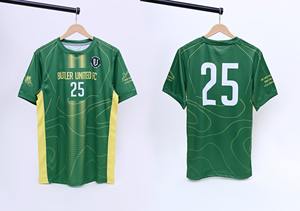 Ensemble de maillot et short de football personnalisés en polyester de haute qualité IRSA SPORTS IS-101, logo personnalisé disponible - Product Image 3