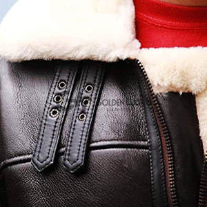 Veste d'hiver pour hommes de style rue nouveau design veste légère en cuir de mouton pour hommes OEM ODM toile tissu - Product Image 4