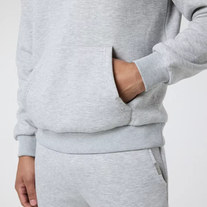 Survêtement pour homme 100% coton personnalisé surdimensionné impression personnalisée tissu confortable offre spéciale ensemble sweat à capuche lourd - Product Image 5