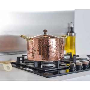 New Design Fancy Serving Dishes Made in India <b>Utensils</b> <b>Kitchen</b> Set Safe <b>Copper</b> Serving Pot with High Quality <b>Copper</b> Serving Pot - Product Image 6