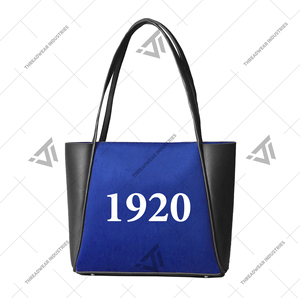 Bolso de mano de piel sintética Zeta Phi Beta 1922 personalizado, parafernalia griega - Product Image 2