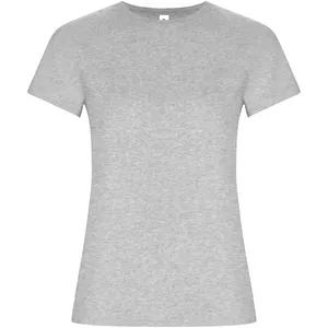 T-shirt promotionnel durable doré pour femmes, merchandising écologique - Product Image 6