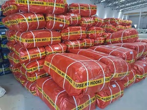 Le stockage Offre Spéciale durable de tissu de bâche de polyéthylène imperméable à l'eau couvre le prix usine simple disponible pour les toits provisoires - Product Image 4