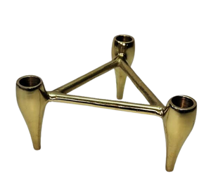 Bougeoirs de pilier en fer faits à la main décoration pour la maison bougeoir de pilier élégant vintage forgé couleur or - Product Image 3