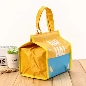 Bolsas térmicas portátiles impermeables de lona para el almuerzo con logotipo personalizado aislado - Product Image 2
