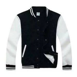 Superb Hot Sale Retro Sleeves Wool Leather Varsity <b>Jacket</b> for <b>Men</b> Letterman <b>Jackets</b> Custom logo Embroidery Versity <b>Men's</b> <b>Jacket</b> - Product Image 3