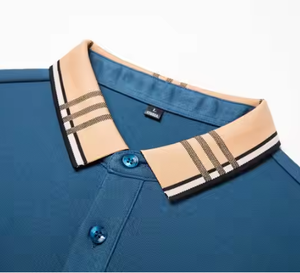 Camiseta de Manga Larga para Hombre, Cuello en V, Corte Regular, Diseño Sólido, Tejido de Felpa de Poliéster/Algodón de 180 Gramos, Transpirable, Informal, Superventas - Product Image 2