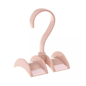 Vietnam fabricant en gros couleur personnalisée de haute qualité en plastique dur porte-vêtements gain de place antidérapant rembourré crochet floqué - Product Image 3