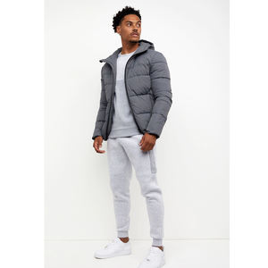 Chaqueta acolchada personalizada de la mejor calidad para hombre, abrigo de invierno brillante con cuello levantado, estilo promocional de moda - Product Image 3
