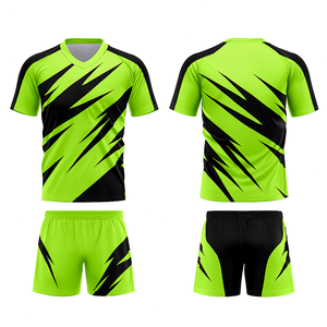 Uniforme de voleibol de alta calidad | Conjunto de pantalones cortos de Jersey de entrenamiento de color personalizado para hombre con 100% poliéster y logotipo personalizado - Product Image 5