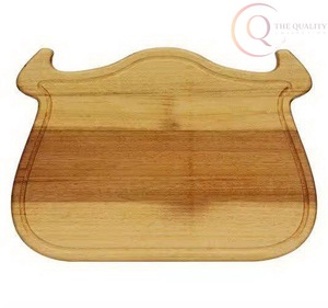 Planche à découper en bois antibactérienne écologique de qualité supérieure pour une découpe fluide et sûre |   Ustensiles de cuisine durables, compatibles lave-vaisselle - Product Image 2