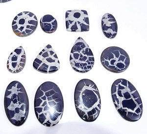 Top naturel septarien lâche pierres précieuses Cabochon pierres précieuses en vrac en gros Lot mélanger forme et pierres précieuses fines pour la fabrication de bijoux - Product Image 4