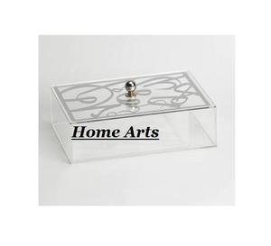 Unique Design Acrylic Food Serving Tray With Cover Rectangle Shape Customized Size <b>Chocolates</b> Tray For Sale - Product Image 1
