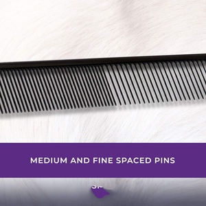 Suministros para mascotas, peine para galgos para perros, mango de agarre cómodo profesional, peines de acero inoxidable. - Product Image 2