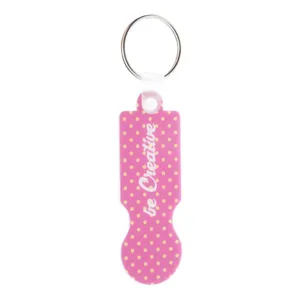 Porte-clés ColoCart personnalisé avec jeton, gadgets promotionnels personnalisables - Product Image 1