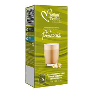 10 cápsulas de café italiano Cappuccino y Pistacho compatibles con Nespresso* - Product Image 1