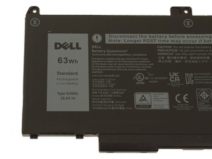 M033W 0M033W แบตเตอรี่4เซลล์ของแท้สำหรับ Dell Latitude 14 5420 15 5520 63W - Product Image 2