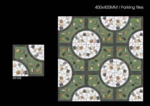 Outdoor Use Matt Finish Ceramic Parking Tiles 40x40cm 400x400mm <b>Flooring</b> for Driveway Patio and Vehicle Areas - Product Image 5