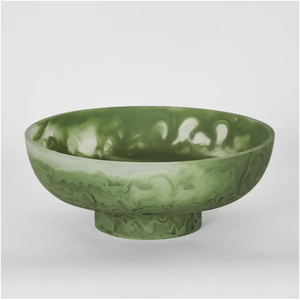 Bol à fruits et desserts en résine blanche à motif tourbillon, vaisselle en résine, vente chaude 2026, pour table à manger, couverts en résine faits à la main - Product Image 6