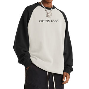 Fabricante Unisex 80's Streetwear estilo personalizado impresión de gran tamaño 360gsm sudadera 20% poliéster 80% Algodón franela invierno - Product Image 1