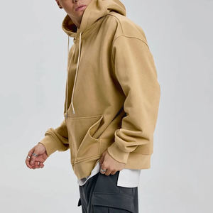 Superventas Unisex Oversize 100% algodón French Terry Hoodie Heavyweight alta calidad personalizado pulóver impresión Digital hombres - Product Image 5