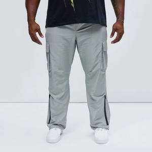 Pantalon de Sport respirant pour hommes de haute qualité Anti-rides Jogging pantalon de survêtement cheville fermeture éclair longues poches entraînement ample - Product Image 1