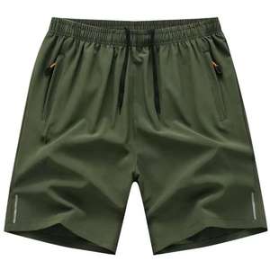 Shorts pour hommes respirants et fins à impression personnalisée, 5 pouces avec poches, vente en gros, décontractés, 100% coton, bermudas - Product Image 4