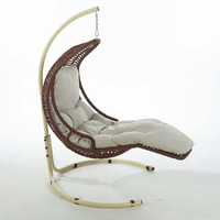 Fauteuil suspendu œuf européen moderne le plus vendu, fabriqué en Turquie, en métal et rotin, pour salle de sport, jardin, terrasse, mobilier de loisirs, couleur personnalisable