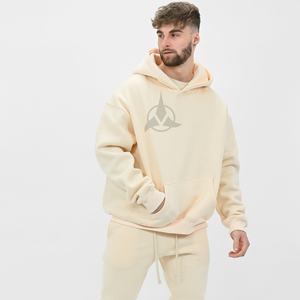 Sweat à capuche surdimensionné en coton épais de haute qualité pour hommes Streetwear Sweat d'hiver Coupe-vent Caractéristiques OEM de culture solide - Product Image 1