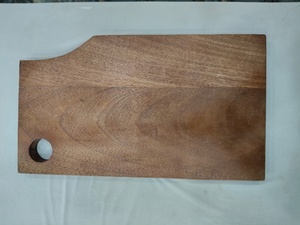 Round Acacia Wood Cutting Board with Handle for Home Kitchen Gift - Precise Handcrafted Wooden <b>Vegetable</b> <b>Chopper</b> - Product Image 1