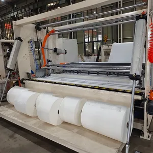 Máquina automática de corte e rebobinamento de rolo de papel para folha, máquina enorme