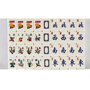 ชุดไพ่นกกระจอกอเมริกันไพ่นกกระจอกสีเขียวอ่อนชุดไพ่นกกระจอกอะคริลิค - Product Image 4