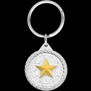 Porte-clés doré Texas Star - Product Image 1