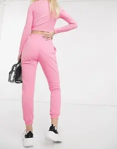 Conjunto Deportivo de Mujer, Diseño Moderno, Totalmente Personalizado, de Alta Calidad, Estilo Urbano, Cuello Alto, Manga Larga, Algodón - Product Image 3