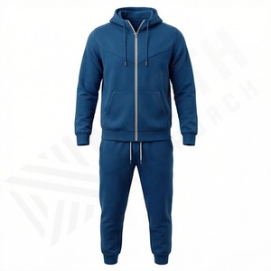 Plus Size Lightweight Breathable Zipper Customized Color Tracksuit Men <b>Trouser</b> Paneled New Fashion Custom Two Piece Sweat Suits - Product Image 1