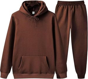 ชุดวอร์มลำลองสำหรับฤดูหนาวของผู้ชายชุดวอร์มกางเกงแบบมีฮู้ดผลิตตามสั่งสีแดงเข้มคุณภาพระดับพรีเมี่ยมสำหรับฤดูหนาว - Product Image 5