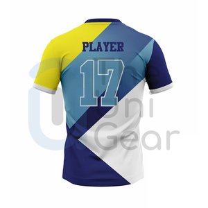 เสื้อทีมโพลีเอสเตอร์ระบายอากาศแห้งเร็วเสื้อเจอร์ซี่ย์ทีมชุดเล่นฟุตบอลออกแบบได้ตามต้องการ - Product Image 6