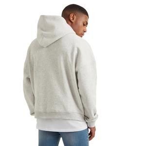 Sweat à capuche pour homme personnalisé par le fabricant, 100% coton, 360 g/m², flanelle à carreaux réversible, motif délavé, col uni - Product Image 3