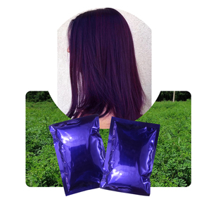 Poudre d'indigo naturel bleu foncé pour la teinture des cheveux Solution temporaire semi-permanente organique avec une excellente couverture des cheveux gris - Product Image 1