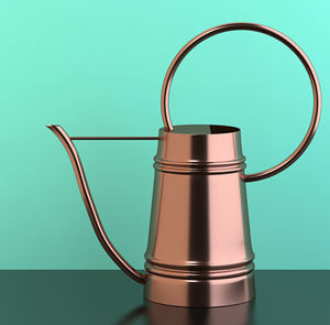 Regadera clásica de cono de hierro, regadera de Color oro rosa para regadera de plantas, jarra de regalo para amantes de las plantas, jardineros de casa - Product Image 3