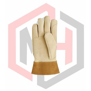 Guantes de Jardinería de Cuero Premium para Mujer/Hombre, Resistentes a Espinas, de Piel de Vaca, Color Rosa/Mora, Antideslizantes, Protección Larga para el Antebrazo - Product Image 3