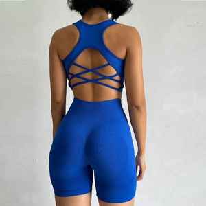 Ensemble de yoga écologique de grande taille respirant et durable avec motif solide imperméable à séchage rapide avec fermeture à la taille élastique - Product Image 2