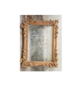 Marcos de espejo de madera maciza de mango con diseños tallados a mano para pasillos clásicos y estilo de dormitorio vintage - Product Image 1