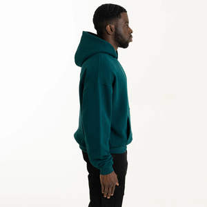 Sweat à capuche oversize en tissu français, streetwear pour hommes et femmes, 100% coton, thermique d'hiver, haute qualité, séchage rapide, respirant - Product Image 3