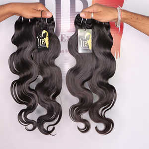 Extensiones de cabello humano al por mayor de cabello vietnamita dibujado doble cutícula alineada templo ondulado cabello humano natural crudo - Product Image 1