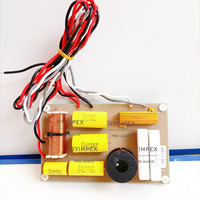 Haut-parleur PA passif 400W réseau de lignes bidirectionnelles double haut-parleur d'église de 6.5 pouces système de son professionnel filtre de croisement de point de coupe