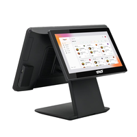 15/15. Máquina POS de pantalla táctil completa de 6/17 pulgadas Sistema de puntos de venta todo en uno Caja registradora Pos Business para tienda de salón minorista